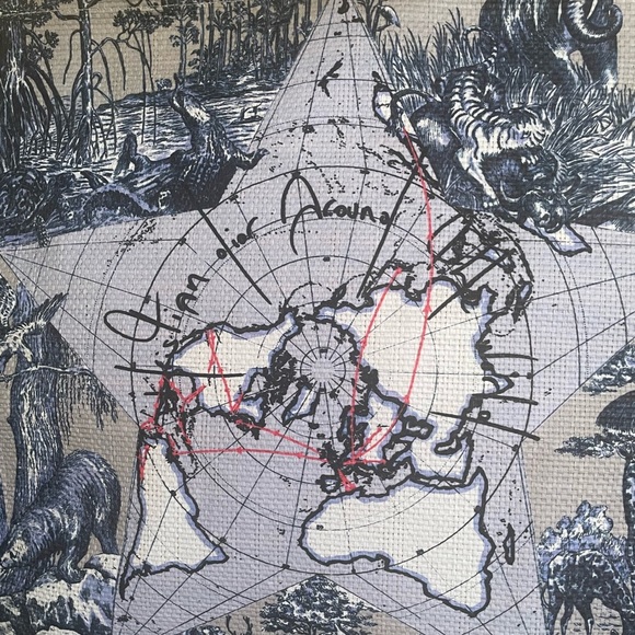 Authentic Dior Around The World Tote. New. Comes With Box. - Picture 5 of 7